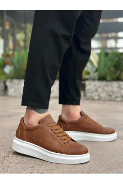 BA0423 BOA Kalın Yüksek Taban Taba Bağcıklı Spor Erkek Ayakkabı