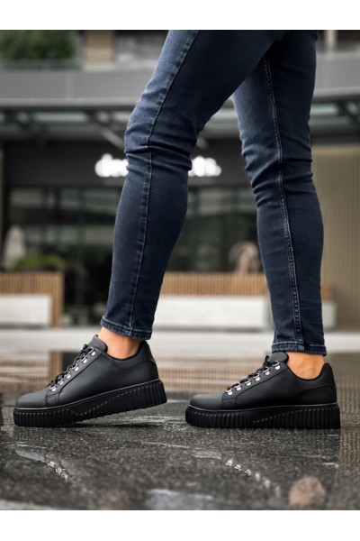 BA0505 Çengel Bağcıklı Siyah Tabanlı Günlük Ayakkabı BA0505 Çengel Bağcıklı Siyah Tabanlı Günlük Ayakkabı