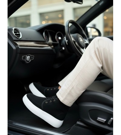 BA0550 İçi Kürklü Bağcıklı Siyah Erkek Tarz Spor Bot