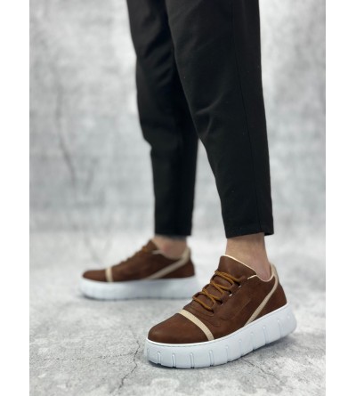 BA0666 BOA Taba Yüksek Taban Erkek Günlük Ayakkabı