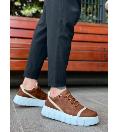 BA0666 BOA Taba Yüksek Taban Erkek Günlük Ayakkabı