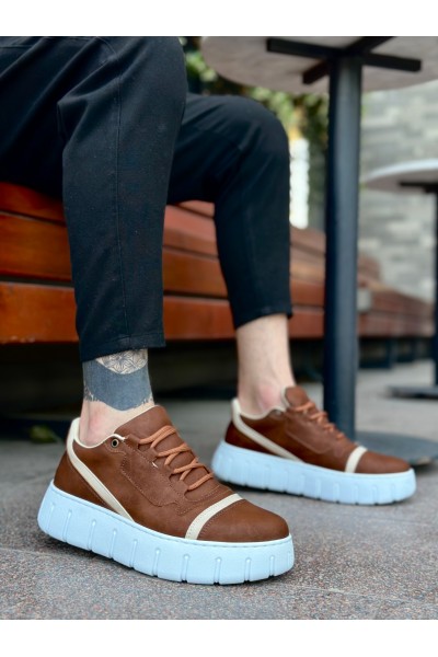 BA0666 BOA Taba Yüksek Taban Erkek Günlük Ayakkabı