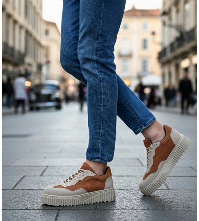 BA0802 BOA Taba Süet Yüksek Taban Erkek Günlük Ayakkabı