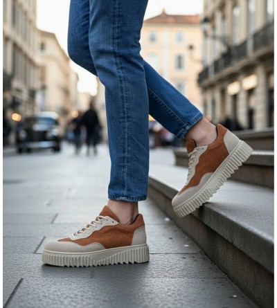 BA0802 BOA Taba Süet Yüksek Taban Erkek Günlük Ayakkabı