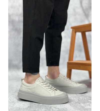 BA500 BOA Özel Termo Taban Gri Casual Erkek Ayakkabı