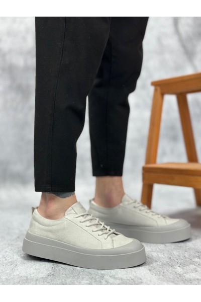 BA500 BOA Özel Termo Taban Gri Casual Erkek Ayakkabı