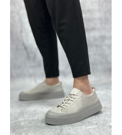 BA500 BOA Özel Termo Taban Gri Casual Erkek Ayakkabı