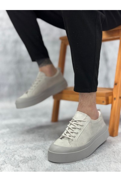 BA500 BOA Özel Termo Taban Gri Casual Erkek Ayakkabı