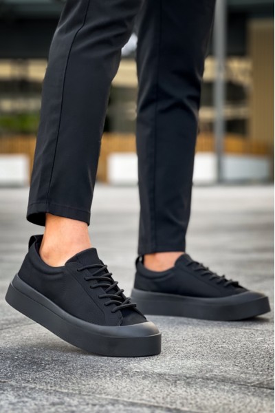 BA500 BOA Özel Termo Taban Siyah Renk Casual Erkek Ayakkabı BA500 BOA Özel Termo Taban Siyah Renk Casual Erkek Ayakkabı