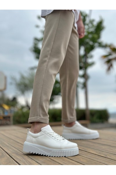 BA8104 BOA Yüksek Taban Rugan Beyaz Bağcıklı Erkek Ayakkabı BA8104 BOA Yüksek Taban Rugan Beyaz Bağcıklı Erkek Ayakkabı