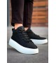 LE10 Bağcıklı Erkek Yüksek Taban Siyah Spor Bot LE10 Bağcıklı Erkek Yüksek Taban Siyah Spor Bot