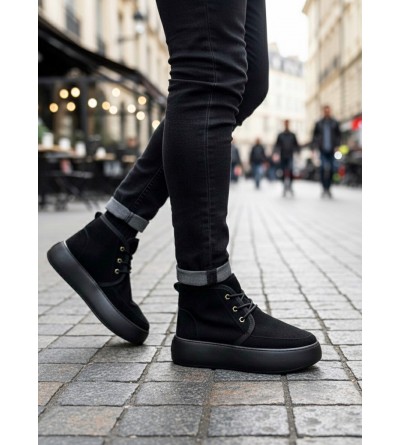 BA0550 İçi Kürklü Bağcıklı Siyah Taban Erkek Tarz Spor Bot BA0550 İçi Kürklü Bağcıklı Siyah Taban Erkek Tarz Spor Bot