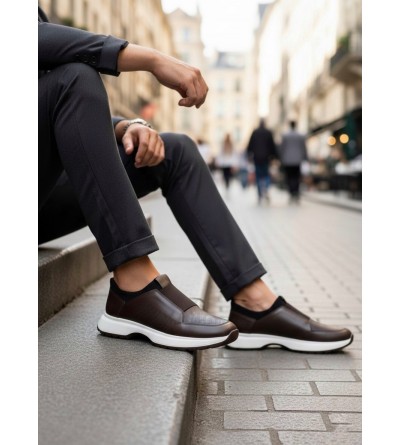 BA0244 İçi Dışı Hakiki Deri Bantlı Rahat Taban Casual Kahverengi Erkek Ayakkabı BA0244 İçi Dışı Hakiki Deri Bantlı Rahat Taban Casual Kahverengi Erkek Ayakkabı