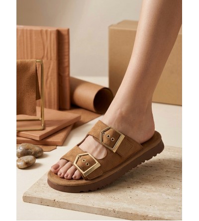 Yazlık Kadın Taba İnce Taban Tokalı Terlik Yazlık Kadın Taba İnce Taban Tokalı Terlik