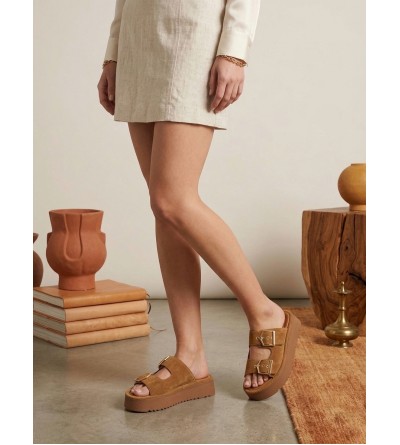 Yazlık Kadın Taba Platform Taban Tokalı Terlik