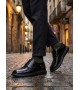 BA0003 Yeni Sezon Siyah Rugan Lüks Brouge Klasik Ayakkabı