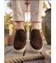 BA0251 %100 İçi Dışı Hakiki Deri Erkek Kahverengi Süet Casual Loafer Kauçuk Rahat Taban Dikişli Ayakkabı