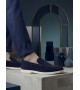 BA0252 %100 İçi Dışı Hakiki Deri Erkek Lacivert Süet Casual Loafer Termo Taban Ayakkabı