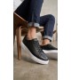 BLF-010 Erkek Sneaker Günlük Casual Spor Ayakkabı Siyah Beyaz Taban BLF-010 Erkek Sneaker Günlük Casual Spor Ayakkabı Siyah Beyaz Taban