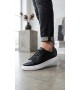 BLF-010 Erkek Sneaker Günlük Casual Spor Ayakkabı Siyah Beyaz Taban BLF-010 Erkek Sneaker Günlük Casual Spor Ayakkabı Siyah Beyaz Taban