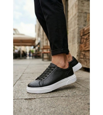 BLF-010 Erkek Sneaker Günlük Casual Spor Ayakkabı Siyah Beyaz Taban BLF-010 Erkek Sneaker Günlük Casual Spor Ayakkabı Siyah Beyaz Taban