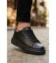BLF-010 Erkek Sneaker Günlük Casual Spor Ayakkabı Siyah Taban 