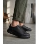 BLF-010 Erkek Sneaker Günlük Casual Spor Ayakkabı Siyah Taban 