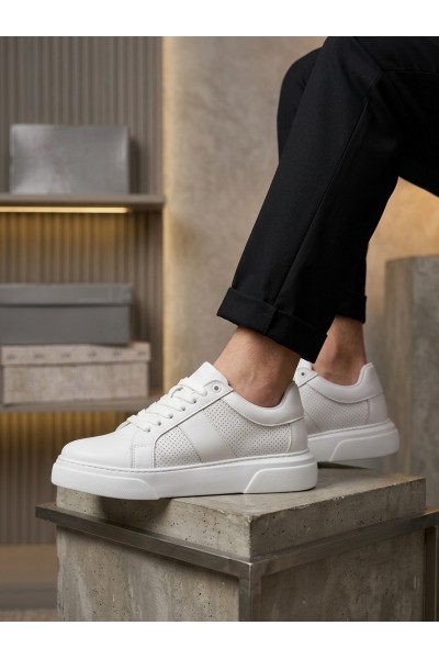 BA0247 Erkek Sneaker Günlük Casual Spor Ayakkabı Beyaz