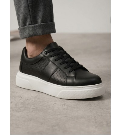 BA0247 Erkek Sneaker Günlük Casual Spor Ayakkabı Siyah