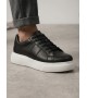BA0247 Erkek Sneaker Günlük Casual Spor Ayakkabı Siyah