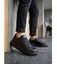 BA0247 Erkek Sneaker Günlük Casual Spor Ayakkabı Siyah Taban