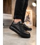BA0247 Erkek Sneaker Günlük Casual Spor Ayakkabı Siyah Taban