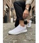 BA0248 BOA Beyaz Esnek Bağcıklı Ultra Hafif Nefes Alan Sneaker Ayakkabı