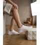 BA0248 BOA Beyaz Esnek Bağcıklı Ultra Hafif Nefes Alan Sneaker Ayakkabı