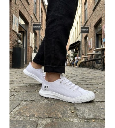 BA0248 BOA Beyaz Esnek Bağcıklı Ultra Hafif Nefes Alan Sneaker Ayakkabı