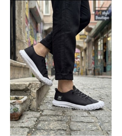 BA0248 BOA Siyah Beyaz Taban Esnek Bağcıklı Ultra Hafif Nefes Alan Sneaker Ayakkabı BA0248 BOA Siyah Beyaz Taban Esnek Bağcıklı Ultra Hafif Nefes Alan Sneaker Ayakkabı