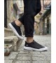 BA0248 BOA Siyah Beyaz Taban Esnek Bağcıklı Ultra Hafif Nefes Alan Sneaker Ayakkabı BA0248 BOA Siyah Beyaz Taban Esnek Bağcıklı Ultra Hafif Nefes Alan Sneaker Ayakkabı