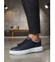 BLF-010 Erkek Sneaker Günlük Casual Spor Ayakkabı Lacivert Beyaz Taban
