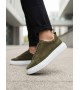 BA0581 Erkek Sneaker Günlük Casual Spor Ayakkabı Haki Beyaz Taban BA0581 Erkek Sneaker Günlük Casual Spor Ayakkabı Haki Beyaz Taban