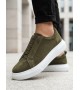 BA0581 Erkek Sneaker Günlük Casual Spor Ayakkabı Haki Beyaz Taban BA0581 Erkek Sneaker Günlük Casual Spor Ayakkabı Haki Beyaz Taban