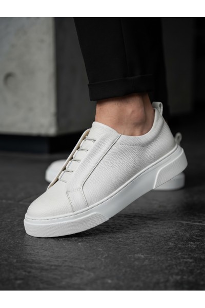 BA0581 Erkek Sneaker Günlük Casual Spor Beyaz Ayakkabı 