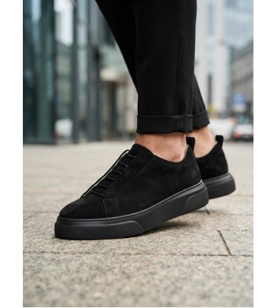 BA0581 Erkek Sneaker Günlük Casual Spor Ayakkabı Siyah Süet Siyah Taban BA0581 Erkek Sneaker Günlük Casual Spor Ayakkabı Siyah Süet Siyah Taban