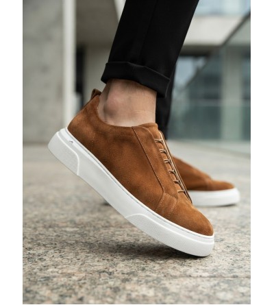 BA0581 Erkek Sneaker Günlük Casual Spor Ayakkabı Taba Beyaz Taban BA0581 Erkek Sneaker Günlük Casual Spor Ayakkabı Taba Beyaz Taban