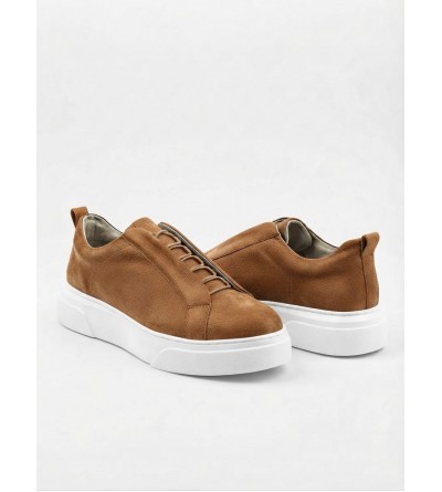 BA0581 Erkek Sneaker Günlük Casual Spor Ayakkabı Taba Beyaz Taban BA0581 Erkek Sneaker Günlük Casual Spor Ayakkabı Taba Beyaz Taban