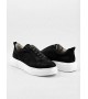 BA0581 Erkek Sneaker Günlük Casual Spor Ayakkabı Siyah Süet Beyaz Taban 
