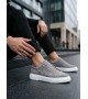 BA0581 Erkek Sneaker Günlük Casual Spor Ayakkabı Gri Süet Beyaz Taban BA0581 Erkek Sneaker Günlük Casual Spor Ayakkabı Gri Süet Beyaz Taban