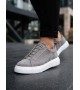 BA0581 Erkek Sneaker Günlük Casual Spor Ayakkabı Gri Süet Beyaz Taban BA0581 Erkek Sneaker Günlük Casual Spor Ayakkabı Gri Süet Beyaz Taban