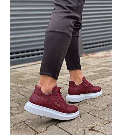 Knack Yüksek Taban Günlük Ayakkabı 040 Bordo Knack Yüksek Taban Günlük Ayakkabı 040 Bordo
