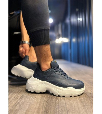 Knack Yüksek Taban Günlük Ayakkabı N75 Lacivert Knack Yüksek Taban Günlük Ayakkabı N75 Lacivert