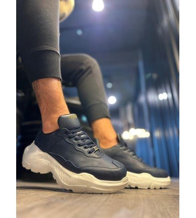 Knack Yüksek Taban Günlük Ayakkabı N75 Lacivert Knack Yüksek Taban Günlük Ayakkabı N75 Lacivert